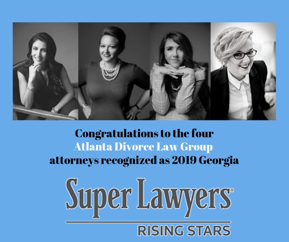 poster of congratulations to super Lawyers rising stars 2019