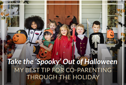 children dressed in halloween costumes smiling and posing for a picture